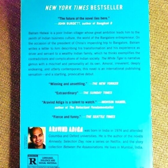The White Tiger: A Novel NWT by Aravind Adiga - Picture 5 of 9